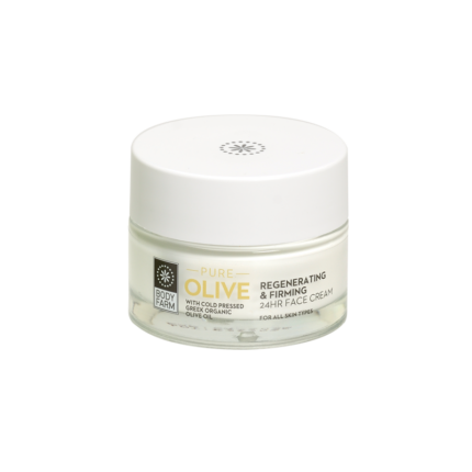 BodyFarm - 24ΩΡΗ κρέμα προσώπου Pure Olive αναπλαστική & συσφικτική