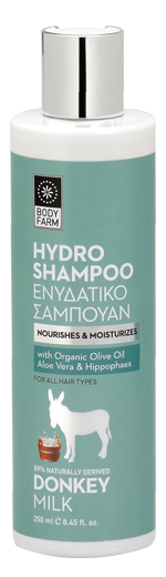 BodyFarm - Ενυδατικό Σαμπουάν με Γάλα Γαϊδούρας