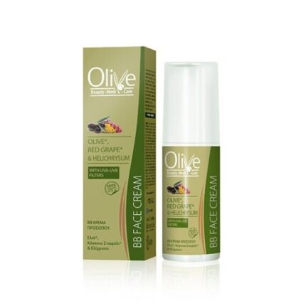 Olive- Κρέμα Προσώπου BB με Ελια, Σταφύλι & Ελίχρυσο