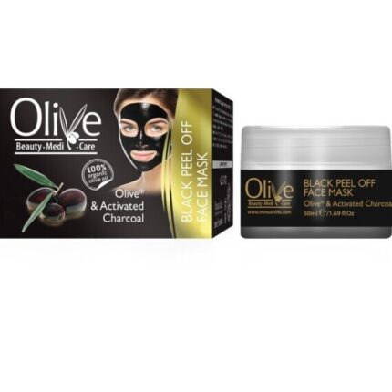 Olive - Μαύρη Peel Off Μάσκα Προσώπου με Ελιά & Ενεργό Άνθρακα