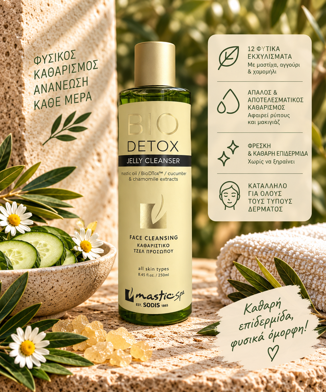 file_000000003820820a991327fe008ed1f7 Mastic Spa - Τζελ καθαρισμού με 12 φυτικά εκχυλίσματα - Image 1