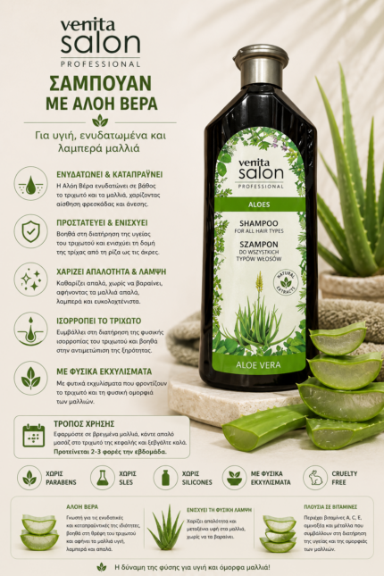 Venita Salon με Αλόη Βέρα