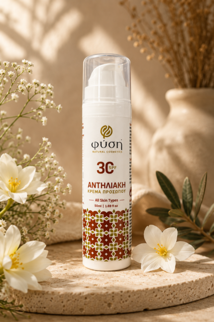 Aντηλιακή Κρέμα Προσώπου 30SPF