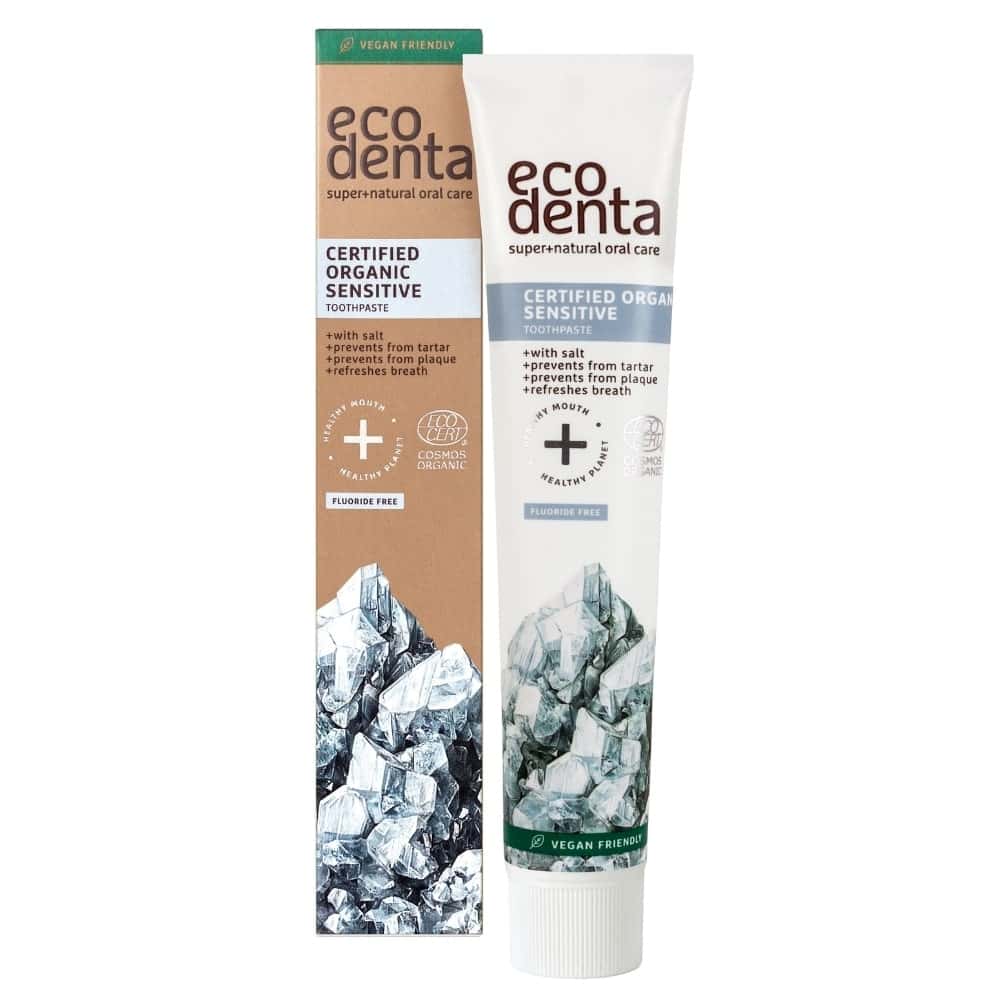 Organic-Sensitive-Toothpaset-with-Salt Βιολογική Οδοντόκρεμα για Ευαίσθητα Δόντια με Αλάτι - Image 1